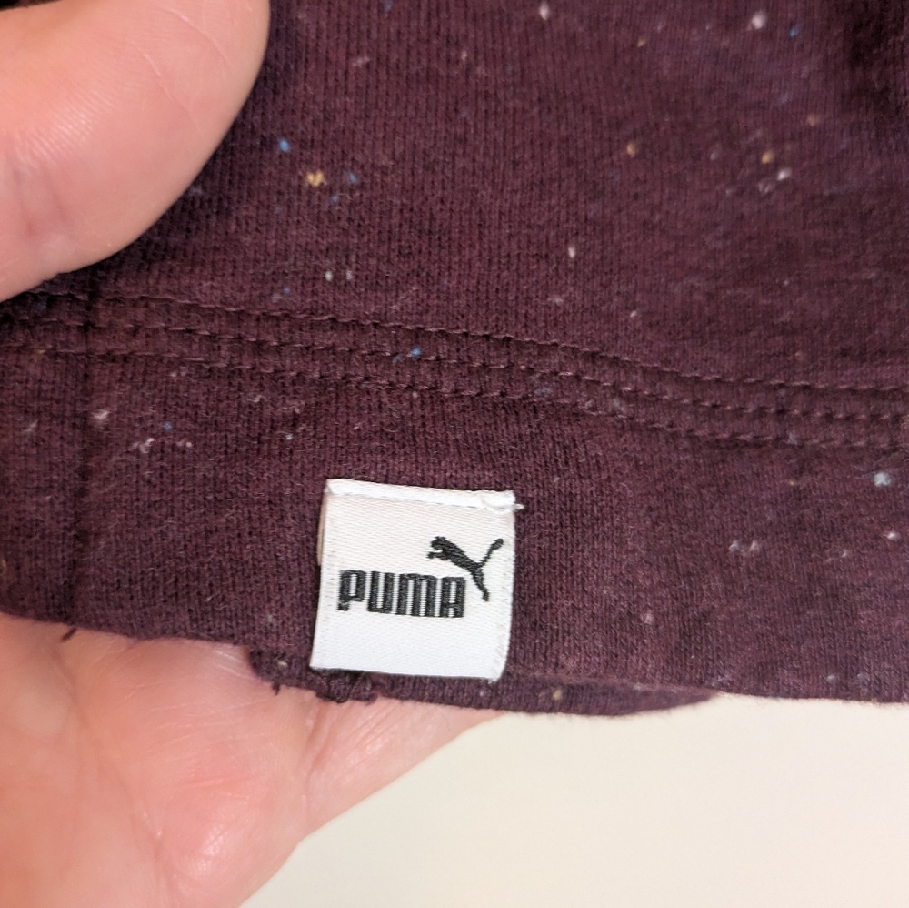 Puma Maroon Crewneck Sweatshirt - Picture 6 of 8